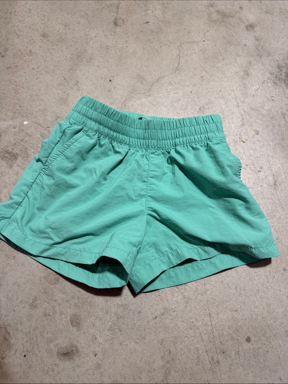 GAP Kids Girls Teal Elastic-Waist Casual Shorts